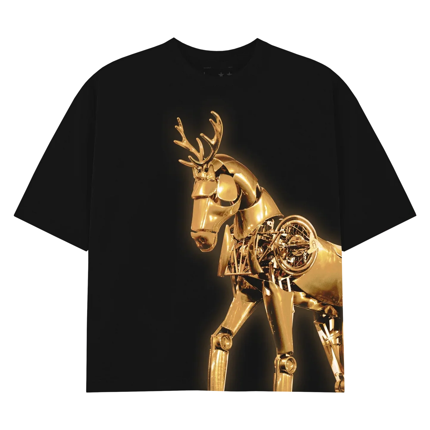 GOLD REINDEER TEE
