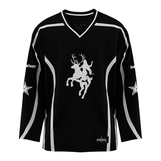 COWBOY CARTER HOCKEY JERSEY - BLACK