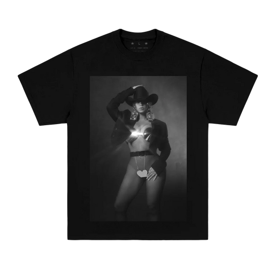 COWBOY CARTER BLACK TEE