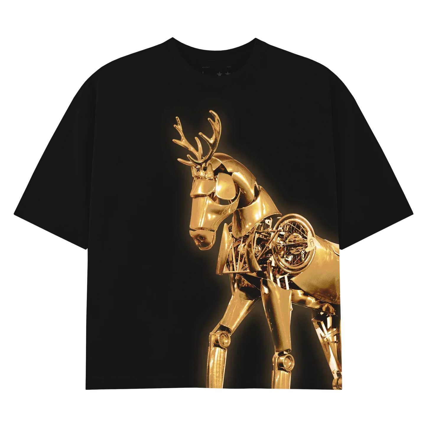 GOLD REINDEER TEE