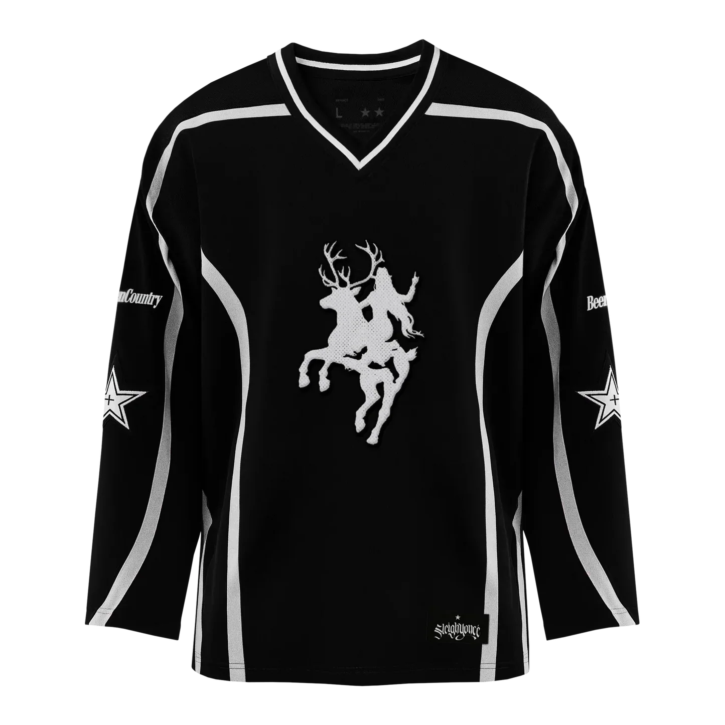 COWBOY CARTER HOCKEY JERSEY - BLACK