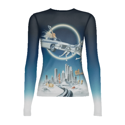 SILVER SLEIGH MESH LS